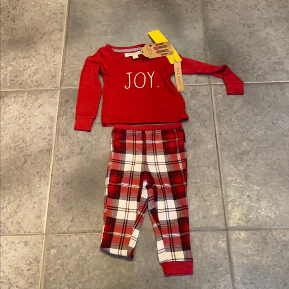 Rae Dunn joy Christmas pajama set